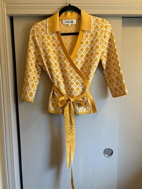DVF wrap top XS